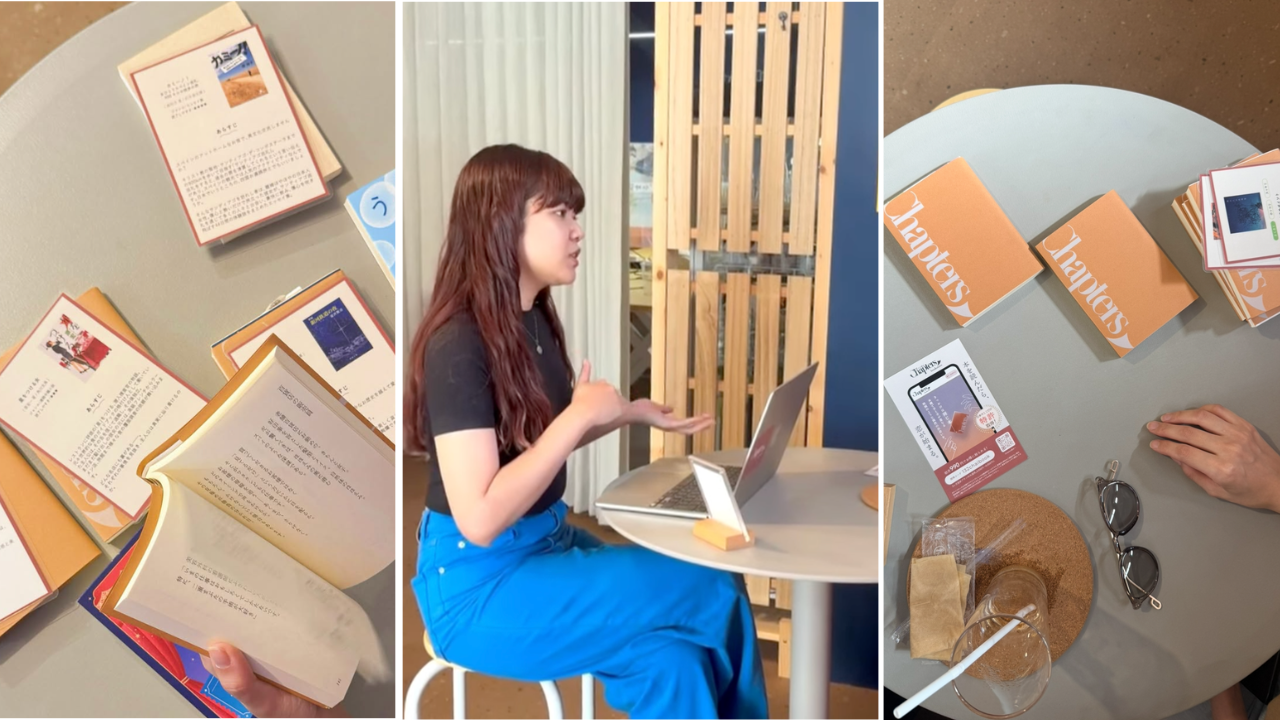 チャイと選書 Chapters bookstore の予約制パーソナル選書の様子