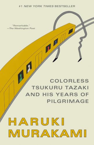 English edition cover of Colorless Tsukuru Tazaki and His Years of Pilgrimage